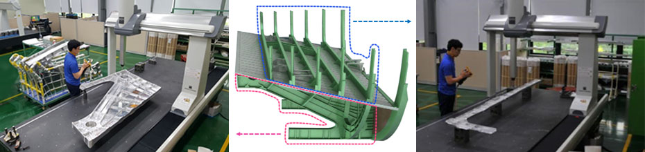 A350 NLG Bay Lateral Panel & Gantry