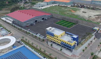 the front view of  Sancheong Plant